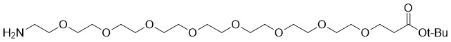 CAS:756526-06-4    NH2-PEG8-CH2CH2COOtBu